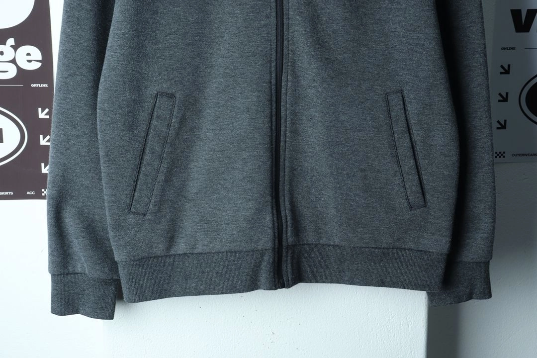 (L-XL) 리복 후드집업 빅로고 그레이 올드스쿨 이미지