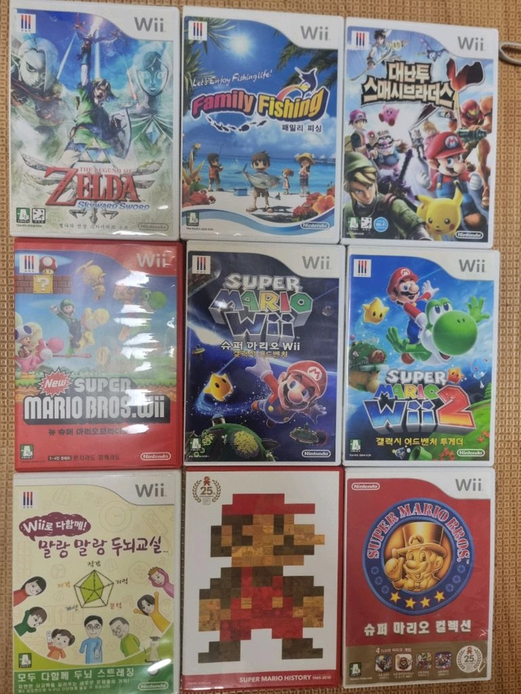 닌텐도 위 wii 게임 이미지