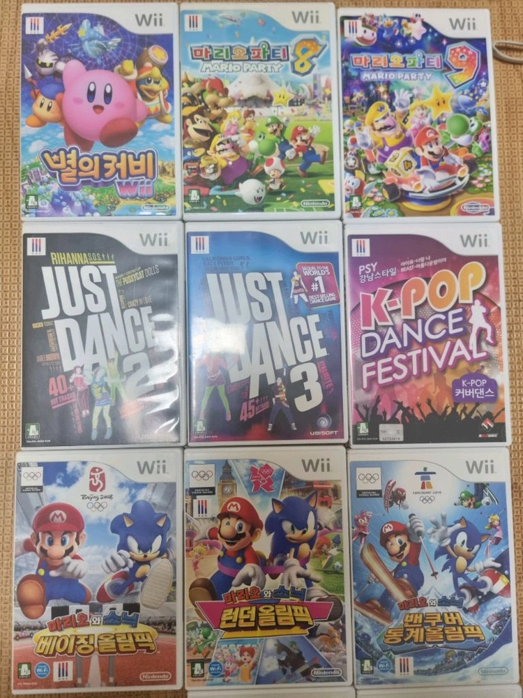 닌텐도 위 wii 게임 이미지