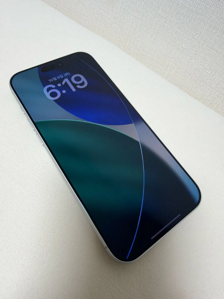 아이폰 17프로맥스 256gb 실버 SS급 이미지