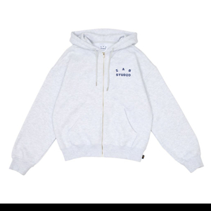 M,L,XL) 아이앱 스튜디오 아이앱 후드 집업 라이트 그레이 이미지