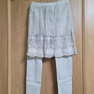 오후 레이스 치마 레깅스 130사이즈 이미지