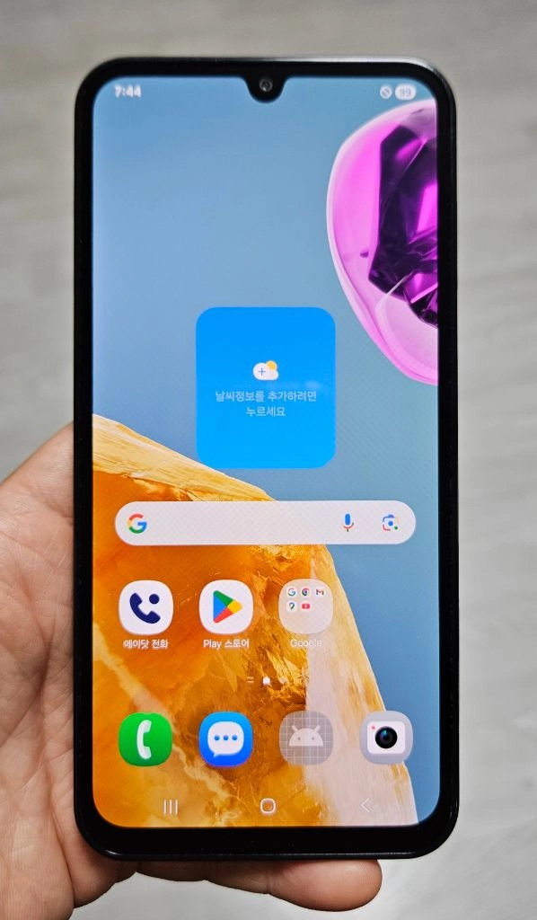 갤럭시 와이드7 블루 128GB A급 싸게 팝니다. 이미지