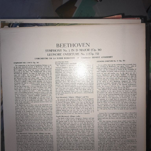 베토벤 Symphony No. 2 LP 이미지