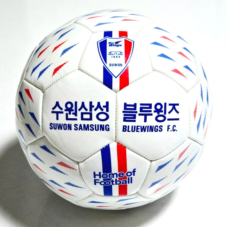 수원 삼성 블루윙즈 축구공 + 받침대 이미지