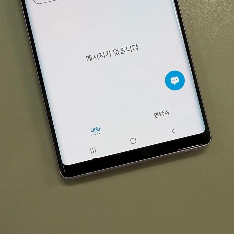 갤럭시노트9 퍼플색상 128용량 미파손 무잔상 가성비 꿀매물 서브용 배달용 게임용 추천 8만 판매합니다 이미지