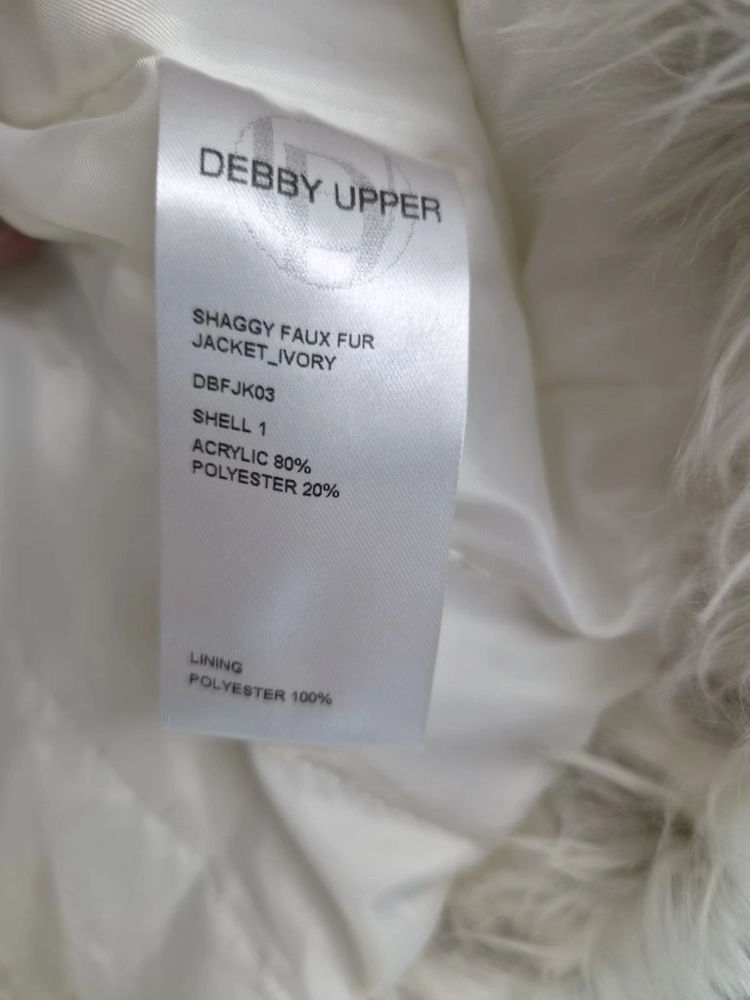 데비어퍼(DEBBY UPPER) 퍼자켓 아이보리 이미지
