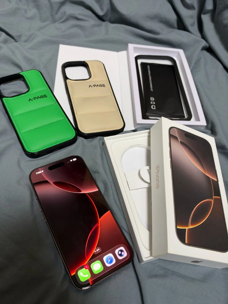 아이폰16프로 데저트티타늄 256GB 이미지