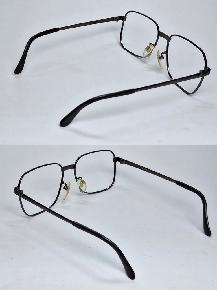 FUJI MY GLASSES 036 안경테 안경 54mm 스퀘어 건메탈 일본 빈티지 레트로 클래식 Y2K 아메카지 이미지