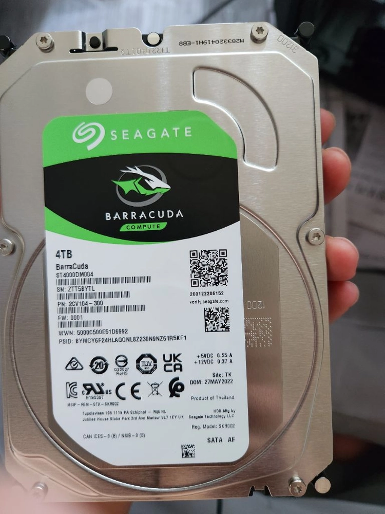 씨게이트 바라쿠다 HDD 4TB 이미지
