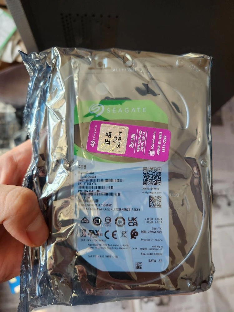 씨게이트 바라쿠다 HDD 4TB 이미지