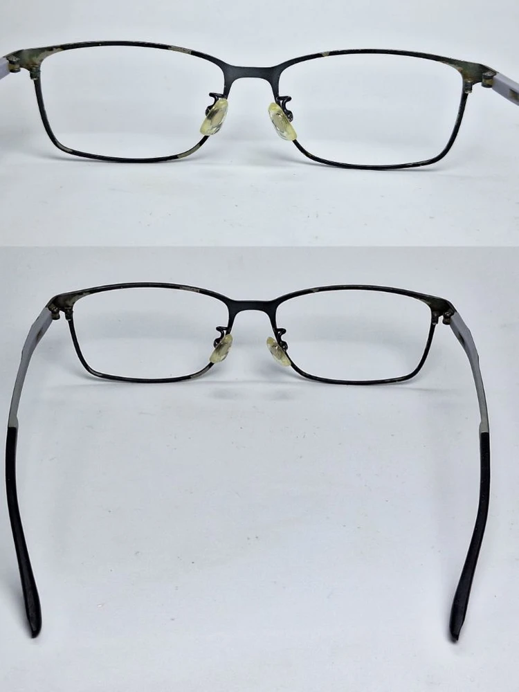 네이비 스퀘어 안경테 안경 54mm 일본 빈티지 레트로 클래식 Y2K 아메카지 스트릿 유니크 레어 패션 아이웨어 이미지