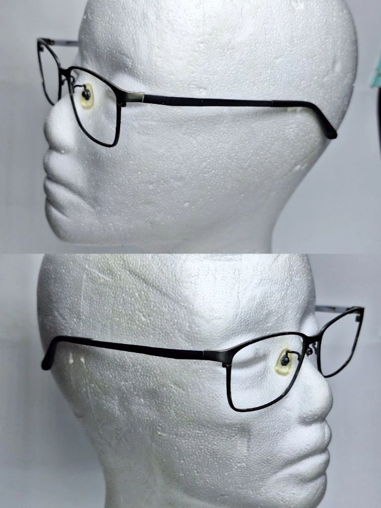 네이비 스퀘어 안경테 안경 54mm 일본 빈티지 레트로 클래식 Y2K 아메카지 스트릿 유니크 레어 패션 아이웨어 이미지