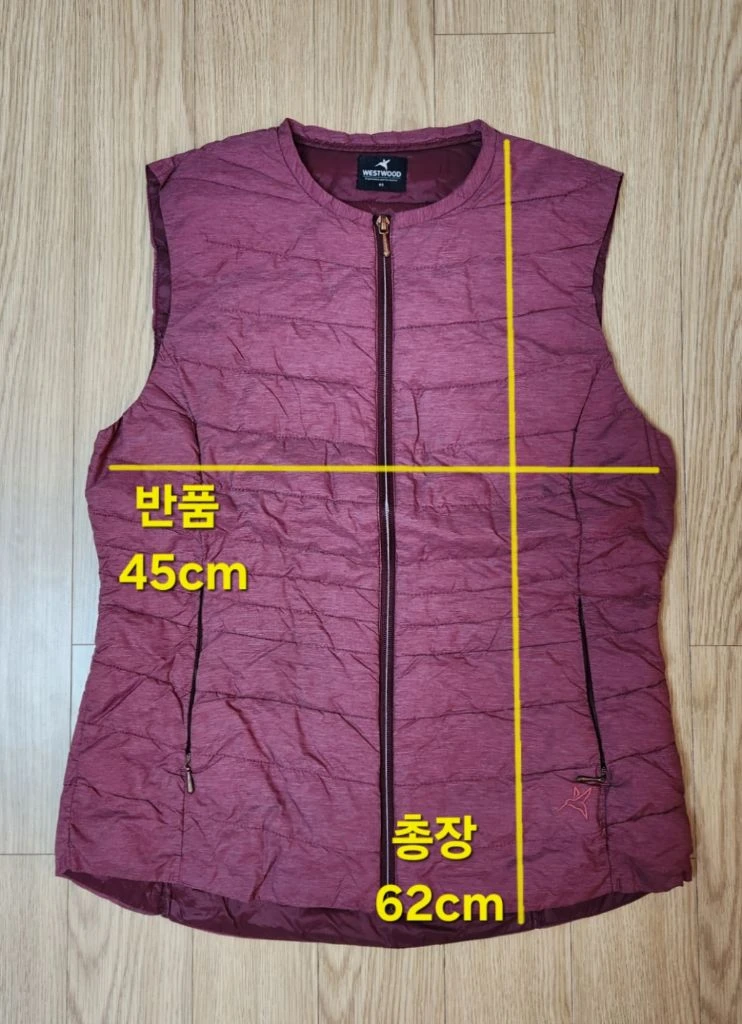 WESTWOOD 웨스트우드 우먼 경량 패딩 조끼, 베스트 95 이미지