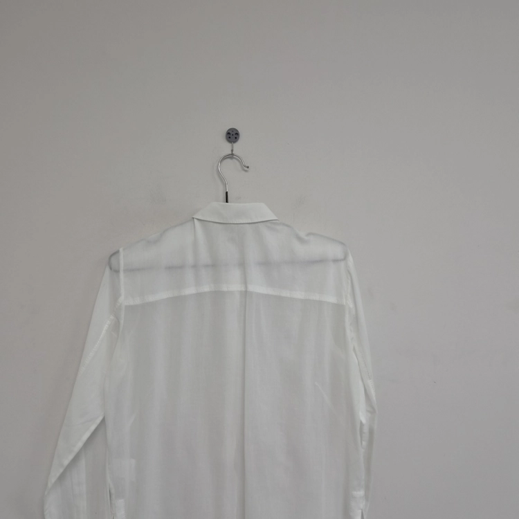 HELMUT LANG 헬무트랭 화이트 롱 셔츠 이미지
