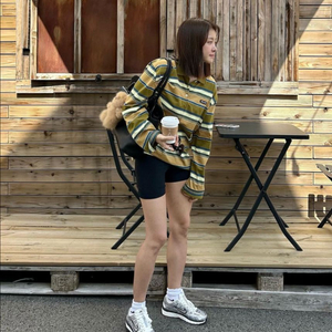 뮤뮤 스트라이프 긴팔티셔츠 수입의류 이미지