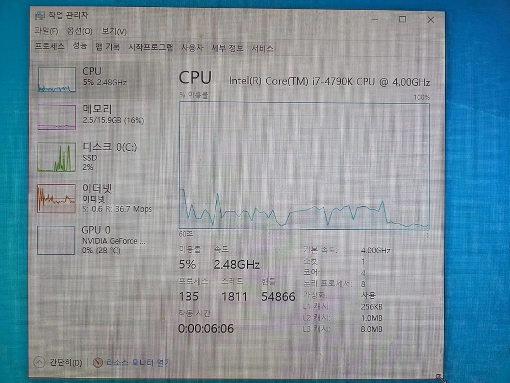 i7 4790k 컴퓨터 팝니다. 이미지