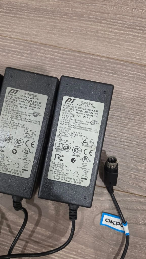 오케이포스 어댑터 OK 포스기 4pin 아답터 12V 5A 4핀 이미지