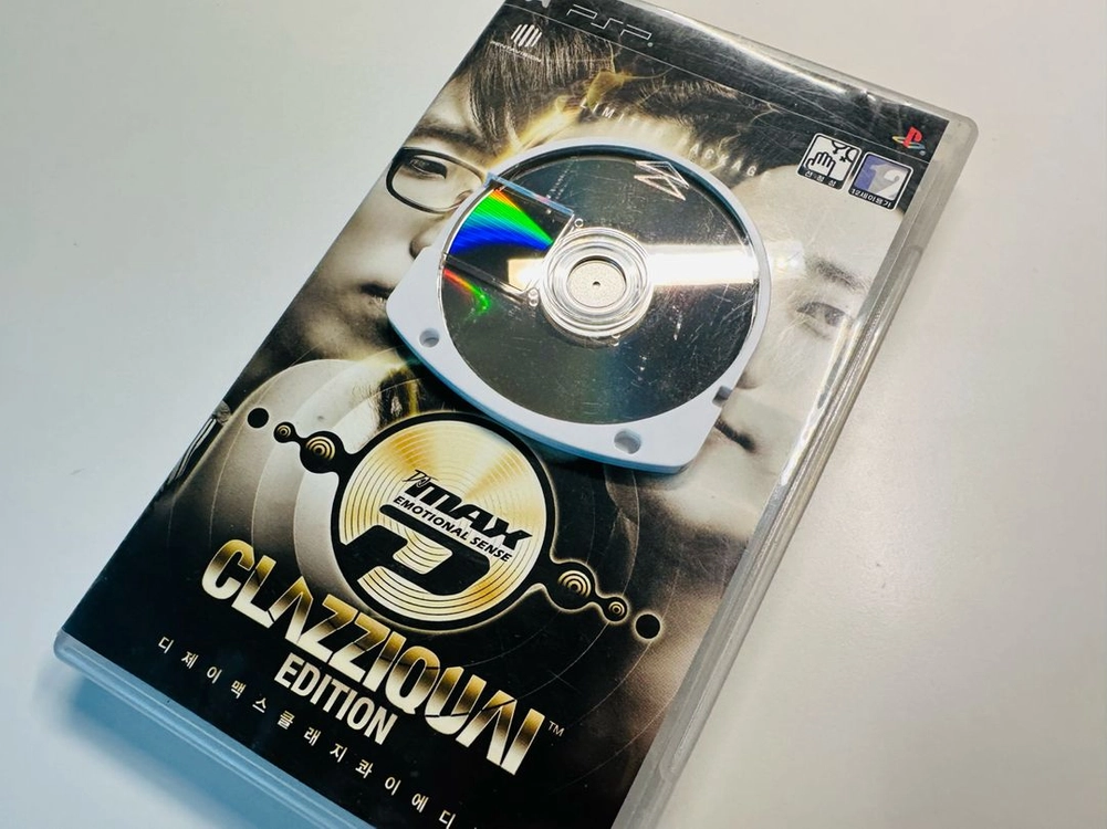 PSP DJMAX 디제이맥스 포터블 블랙 스퀘어 + 클래지콰이 에디션 한글 정발판 UMD 세트 판매 이미지