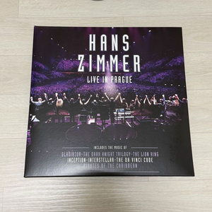 Hans Zimmer(한스 짐머)-Live In Prague프라하 라이브(퍼플 바이닐) 이미지