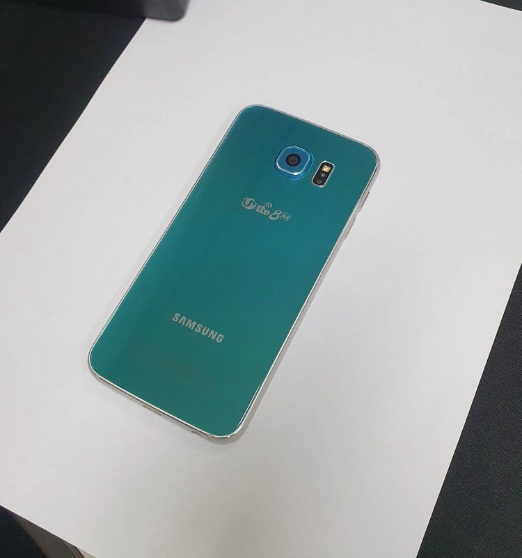 갤럭시S6 32GB 블루 U+ 무잔상 기능정상 중고폰 314139 이미지