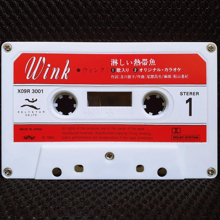 윙크 Wink 淋しい熱帯魚 카세트 테이프 이미지