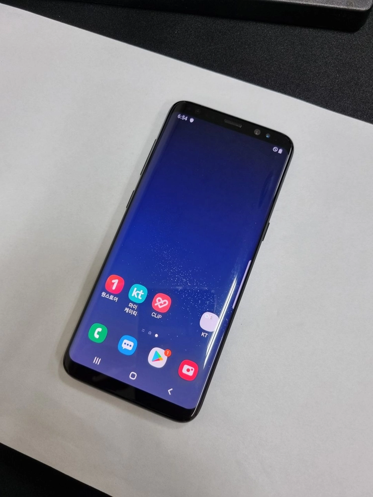 갤럭시S8 64GB 블랙 KT 기능정상 중고폰 213292 이미지