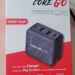 닌텐도 스위치2 멀티독100w 100와트 gc313 에버미디어 코어고 core go 이미지