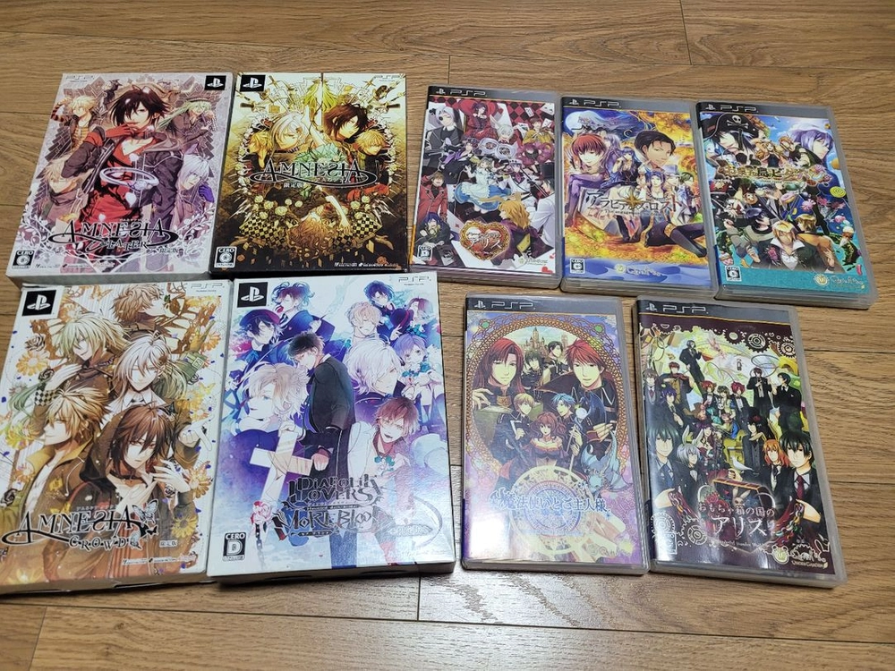 psp 일판 여성향게임 9장 일괄로 판매 이미지