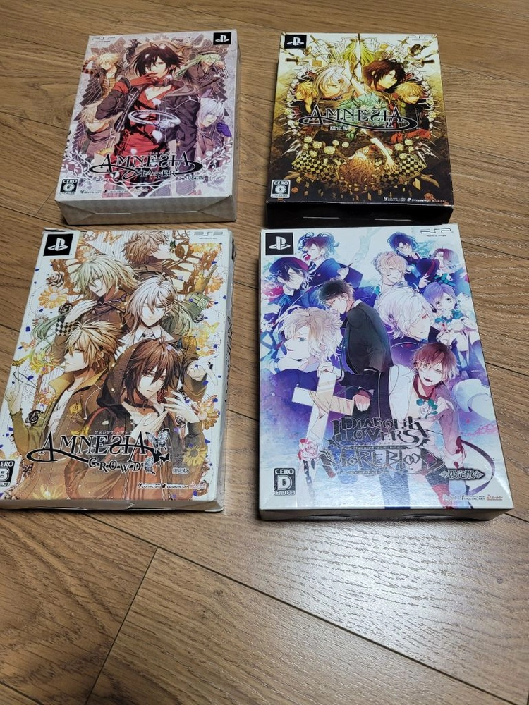 psp 일판 여성향게임 9장 일괄로 판매 이미지