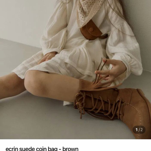 에크린코인백 ecrin (감색 차콜 버건디 핑크 세이지 라일락 실버) 이미지
