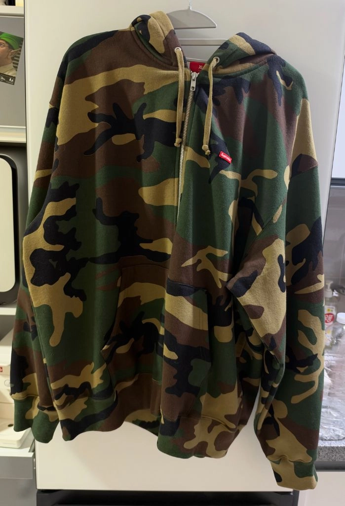 슈프림 카모 후드집업 24fw XL 이미지