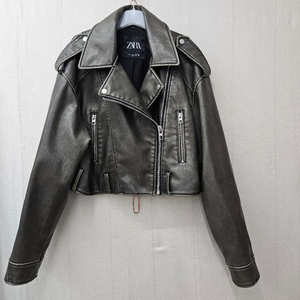 ZARA 자라 레더라이더자켓 L 66~88 이미지
