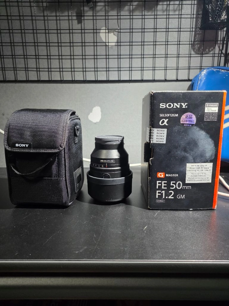 소니 FE 50mm F1.2 GM 오이금 SEL50F12GM / 정품 / 크랙 있음 이미지