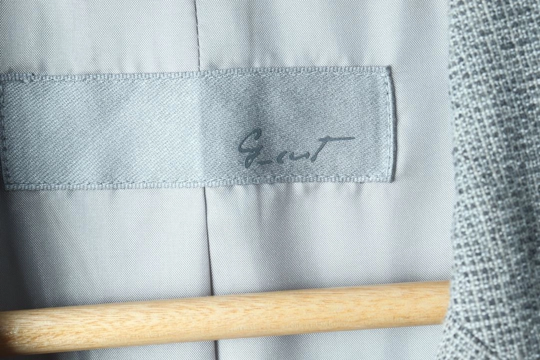 W(M-L) 지컷 집업 바람막이 점퍼자켓 트위드 더블 이미지