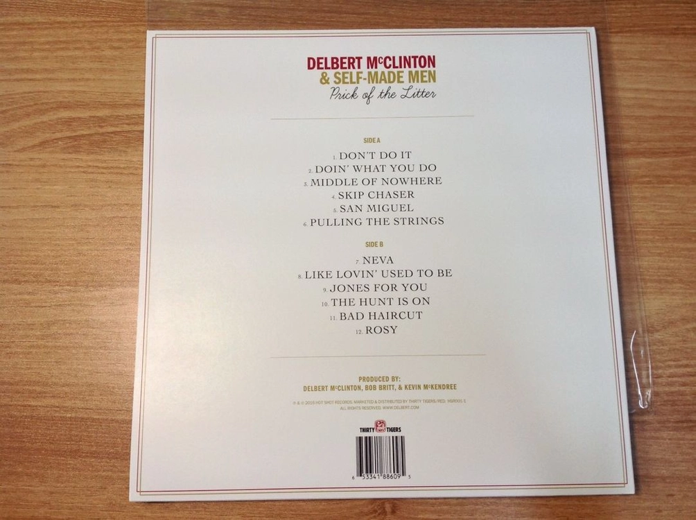 델버트 맥클린턴 Delbert McClinton Prick Of The Litter LP Vinyl 이미지