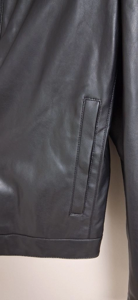 (새상품)ZARA 블랙 레더 라이더자켓 이미지