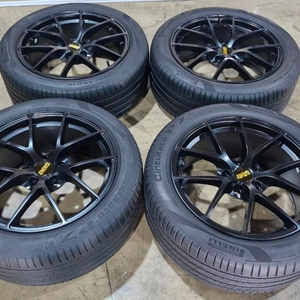 현대,기아 모두장착이 가능한 BBS 18인치 블랙 휠타이어 세트 245/45R18 팝니다 이미지