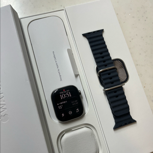 애플워치10티타늄 46mm 내추럴 SSS급 이미지