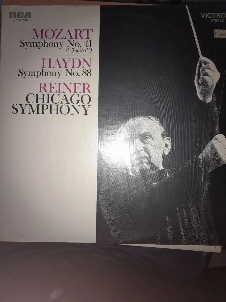 모차르트41번/하이든88번 심포니LP 이미지