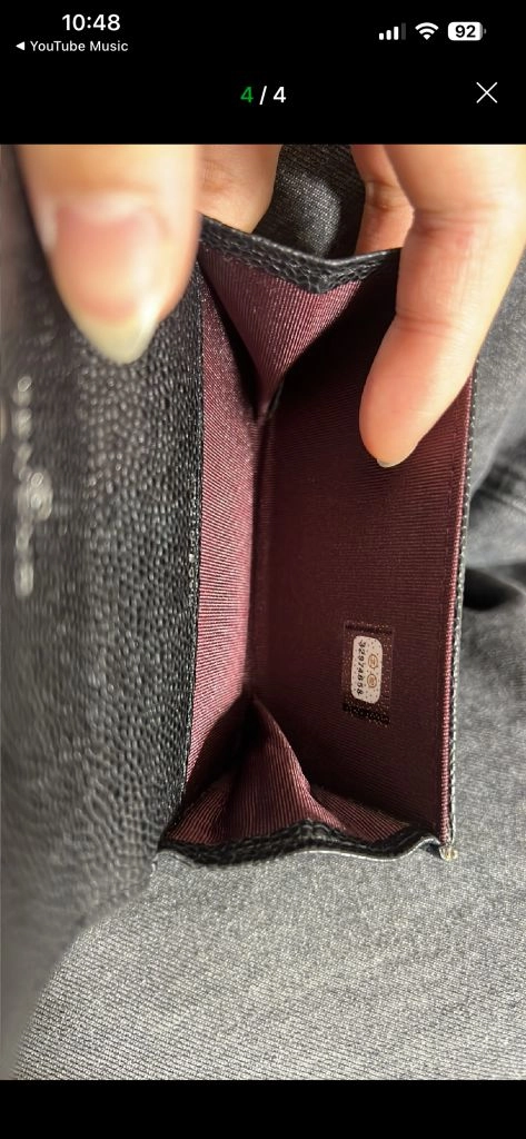 샤넬 캐비어 카드지갑 이미지