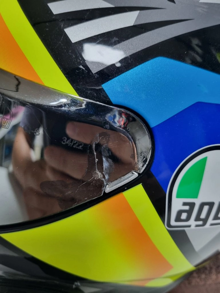 AGV K6 JOAN 헬멧 L사이즈 + 변색과 미러 쉴드 + 세나 파라니 이미지