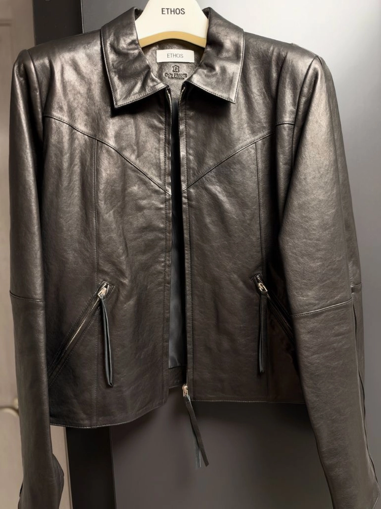 (마지막가격) 에토스 ethos paul leather jacket 폴 레더 자켓 이미지