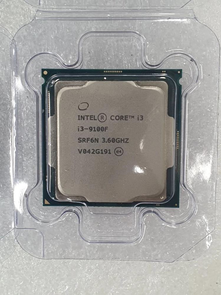 컴퓨터 인텔 9세대 CPU I3 9100F (인텔 9세대 1151V2소켓) 이미지