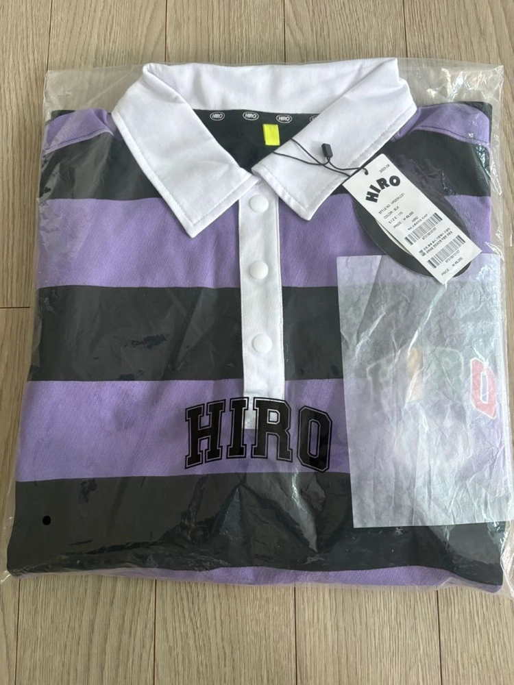 히로 럭비 스트라이프 티 170 새상품 이미지