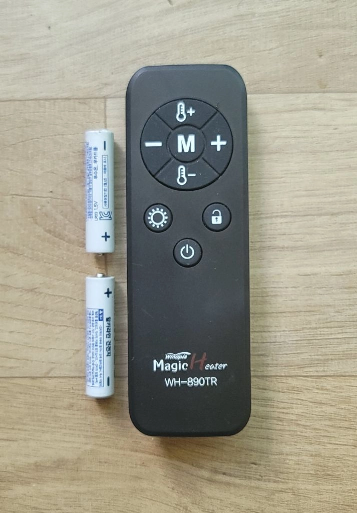 매직히터 WH-890TR 온풍기 리모컨 원박스유 가격내림 이미지