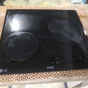 LG 3구 하이라이트 (전기레인지) hm632rb 판매합니다.2016년3월제조입니다. 이미지