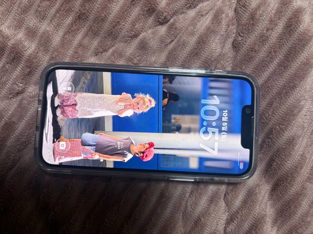 아이폰 13 미니 핑크 128GB 배터리 100% 이미지