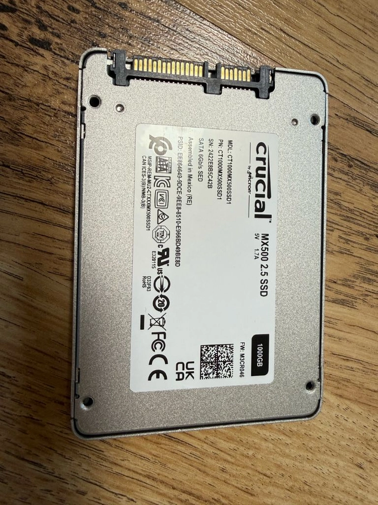 Crucial MX500 1TB SSD 2.5인치 이미지