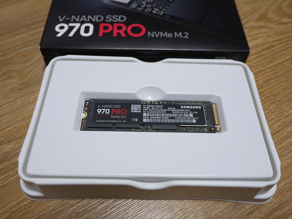 삼성 970 pro 1TB NVMe 개봉 미사용품 이미지